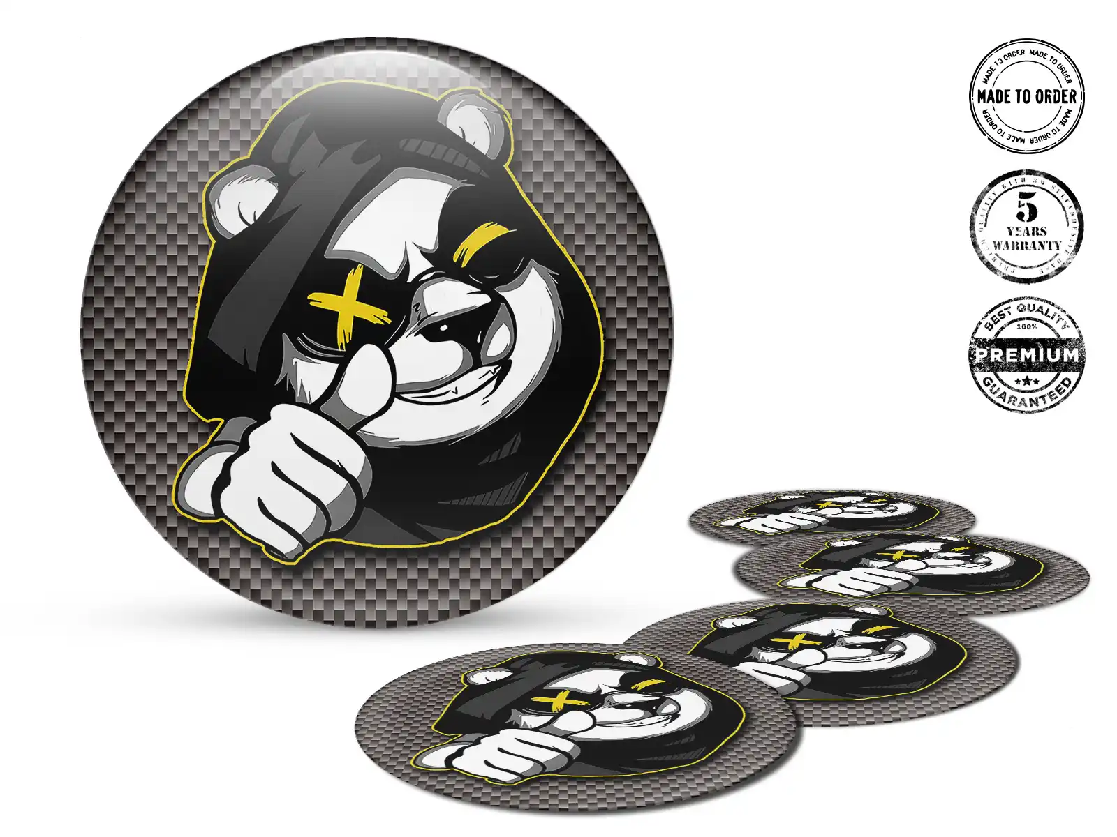 Decalcomania Ruota Tuning Radiant Racing Grid